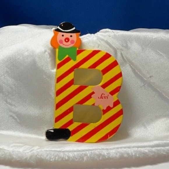 Sevi Hand Painted Alphabet Letters Wood Multicolor - Picture 4 of 15